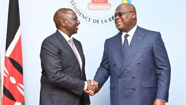 Félix Tshisekedi et William Ruto »déterminés à mettre fin à l'insécurité » à l'Est de la RDC